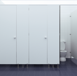 COMPACT PREMIUM shower partitions and toilet cubicles