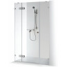 IEVA PLUS shower door with additional wall panel